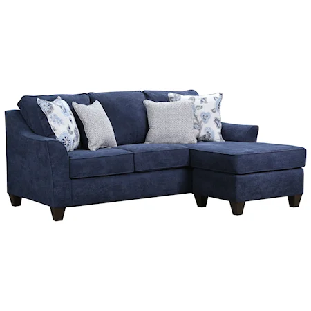 Contemporary Sofa with Reversible Chaise